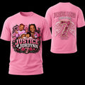 Iconic Pink Justice 4 Jordan Tee